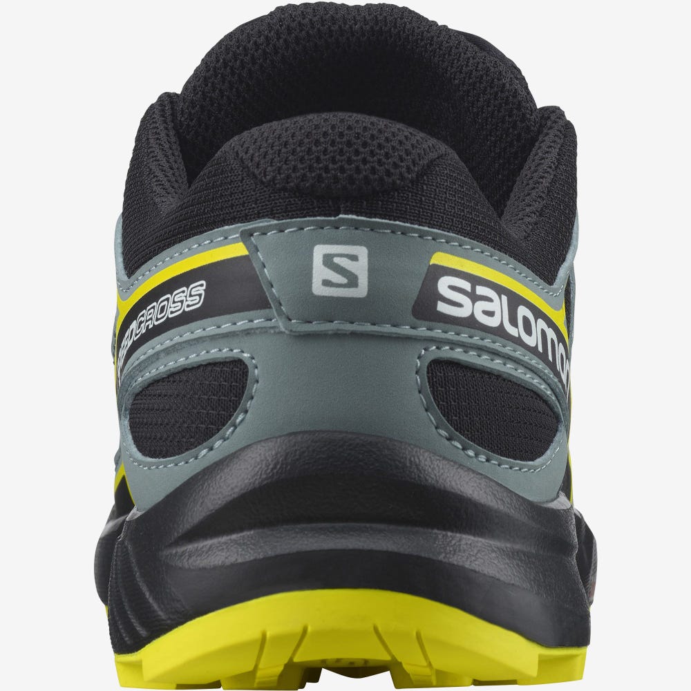 Kids' Salomon SPEEDCROSS Hiking Boots Black | SA83406-914