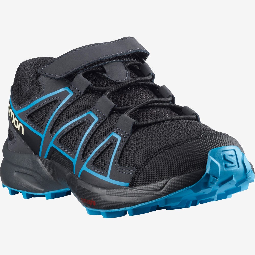 Kids' Salomon SPEEDCROSS Trail Running Shoes Black | SA36519-673