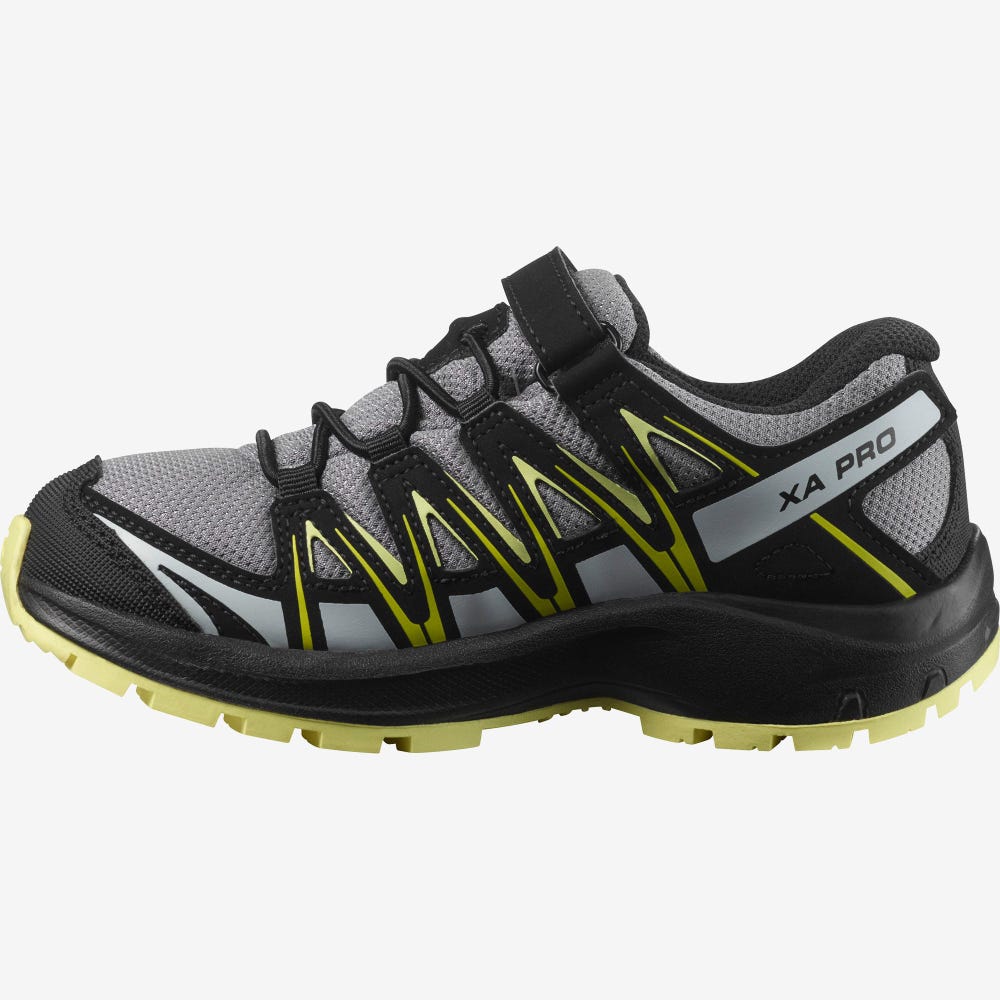 Kids' Salomon XA PRO 3D CSWP K Hiking Boots Black | SA05832-974