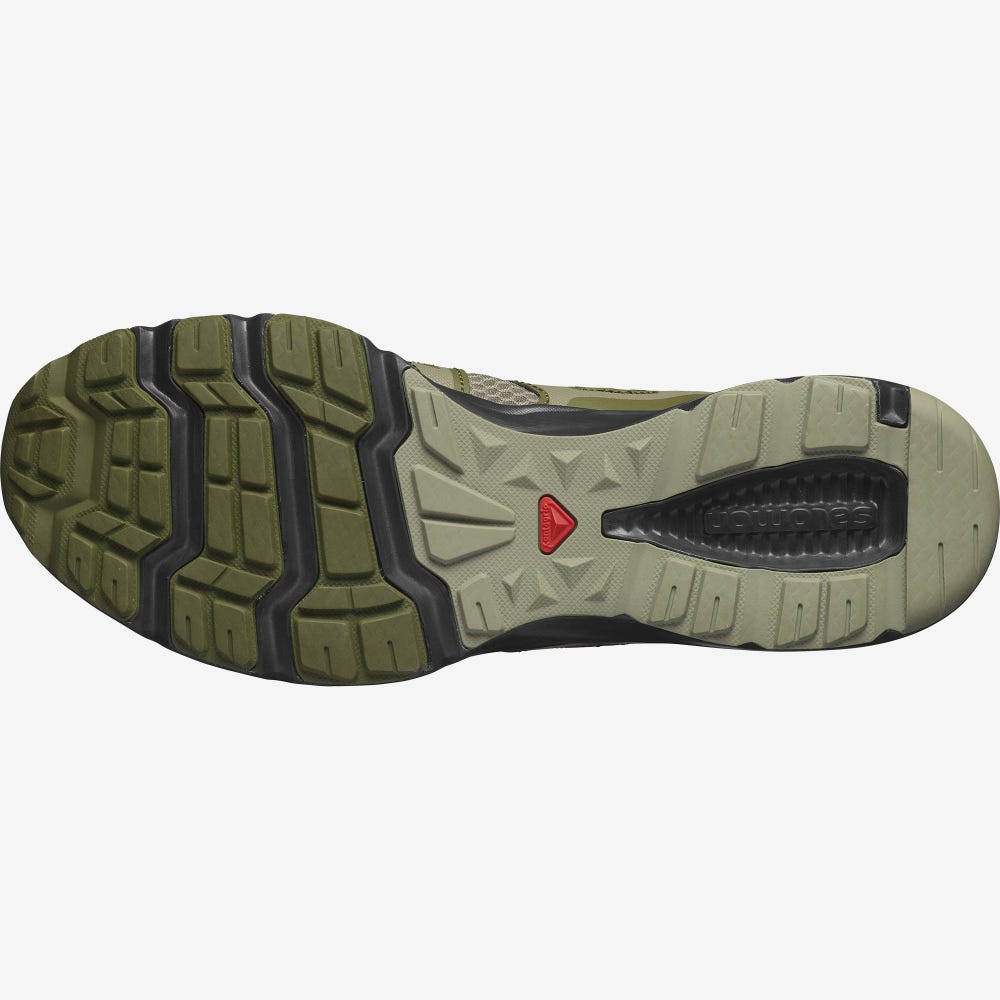 Men's Salomon CROSSAMPHIBIAN SWIFT 2 Sandals Olive/Black | SA83201-034