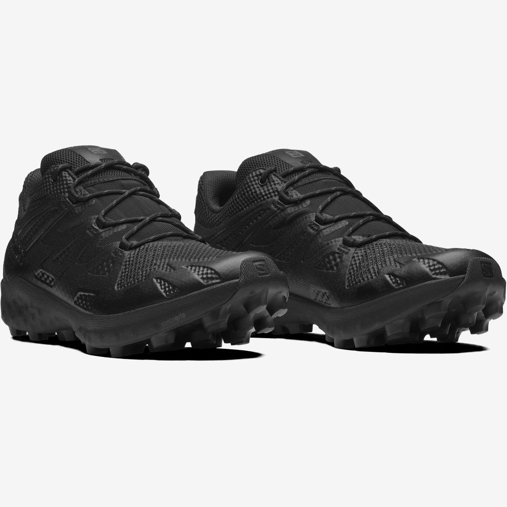 Men's Salomon CROSS ADVANCED Sneakers Black | SA34568-264