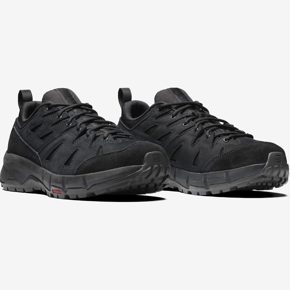 Men's Salomon ODYSSEY ADVANCED Sneakers Black | SA48251-786