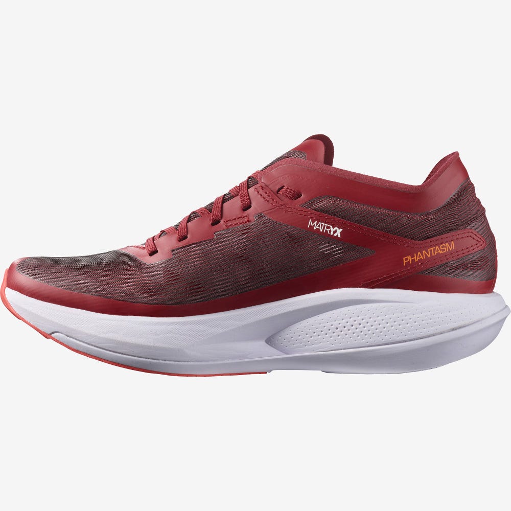 Men's Salomon PHANTASM Running Shoes Red/Purple/Orange | SA05431-496