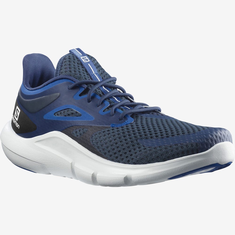 Men's Salomon PREDICT MOD Running Shoes Dark Blue/White | SA52781-456