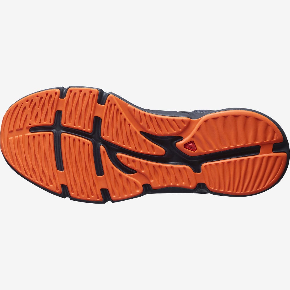 Men's Salomon PREDICT SOC 2 Running Shoes Blue/Red Orange | SA41956-052