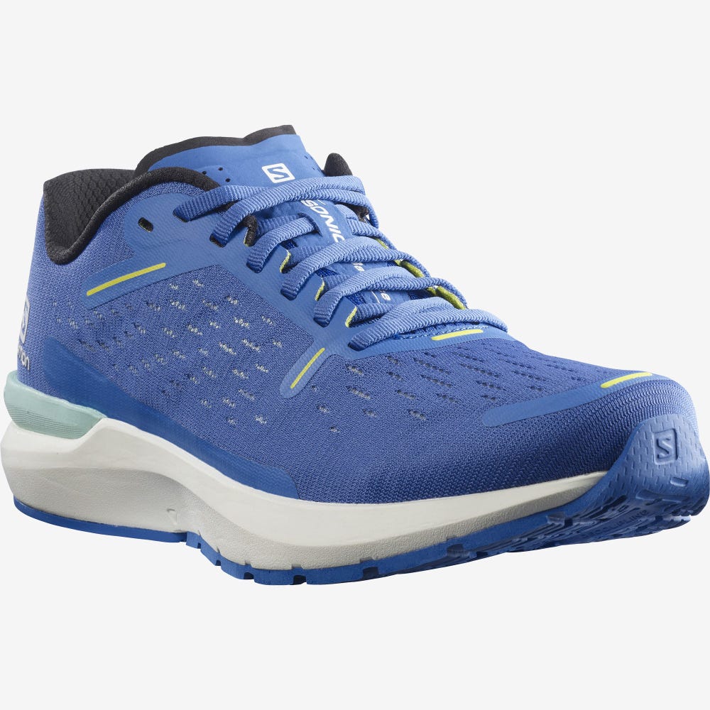 Men's Salomon SONIC 4 Balance Running Shoes Blue/White | SA84170-189