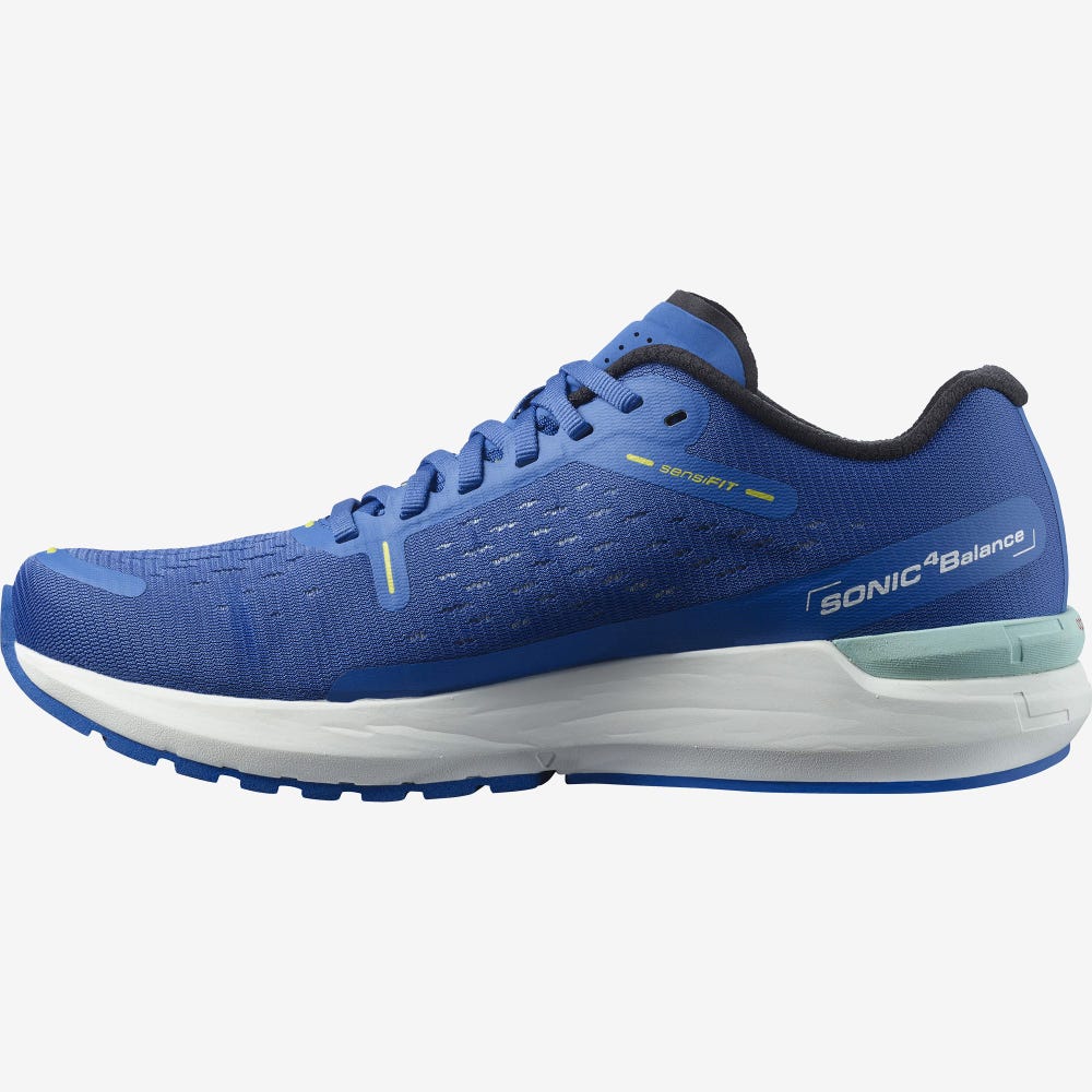 Men's Salomon SONIC 4 Balance Running Shoes Blue/White | SA84170-189