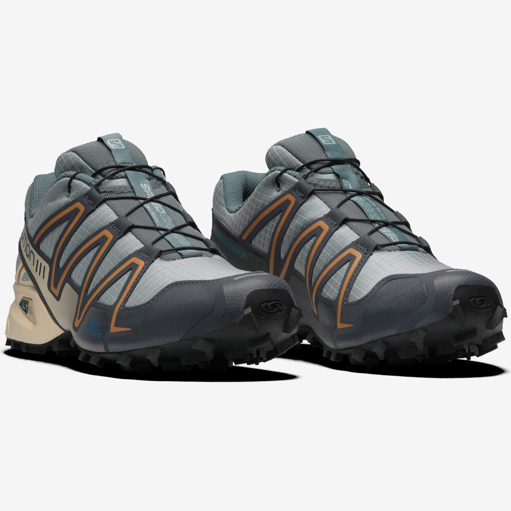 Men's Salomon SPEEDCROSS 3 Sneakers Brown | SA69143-503