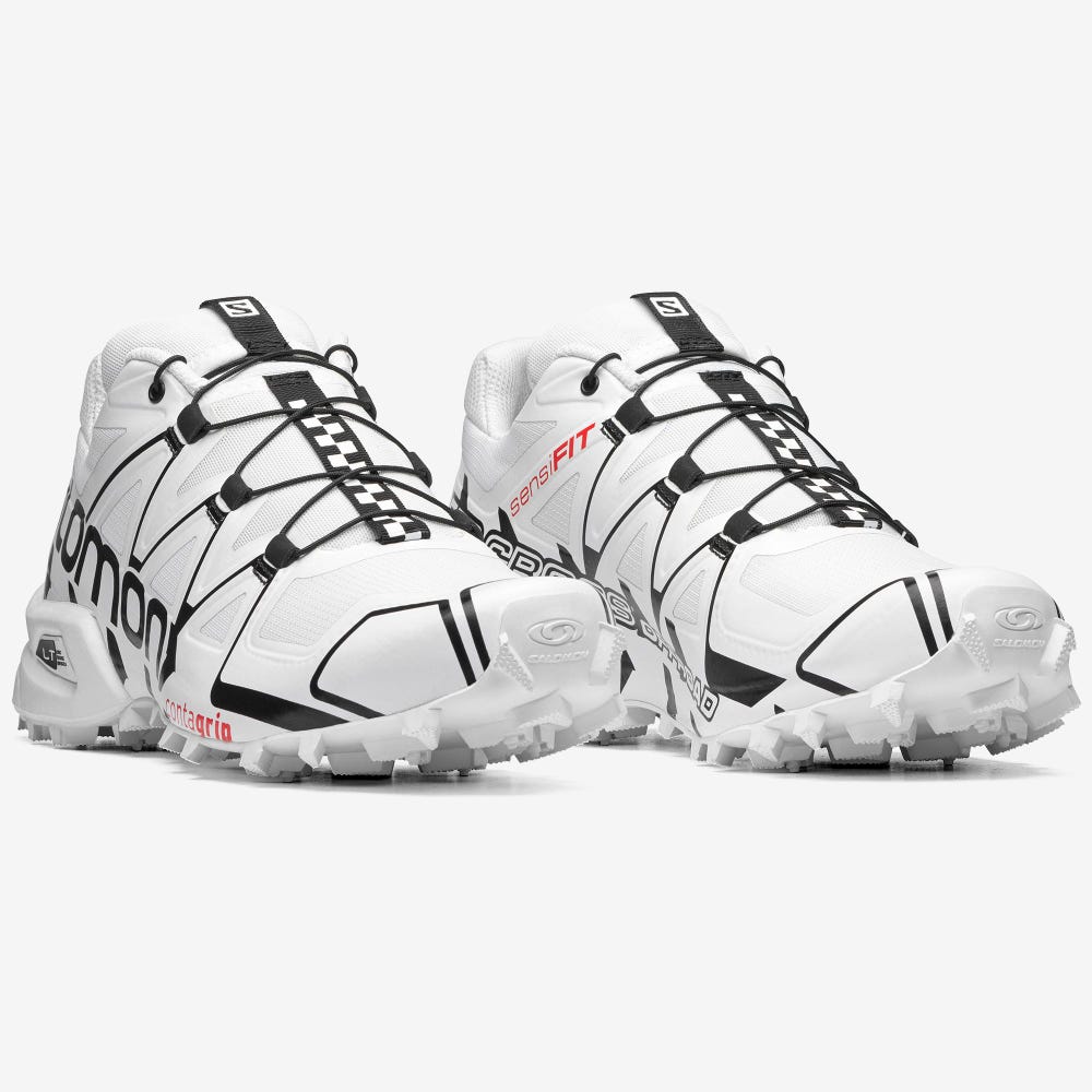 Men's Salomon SPEEDCROSS OFFROAD Sneakers White/Black/White | SA15089-167