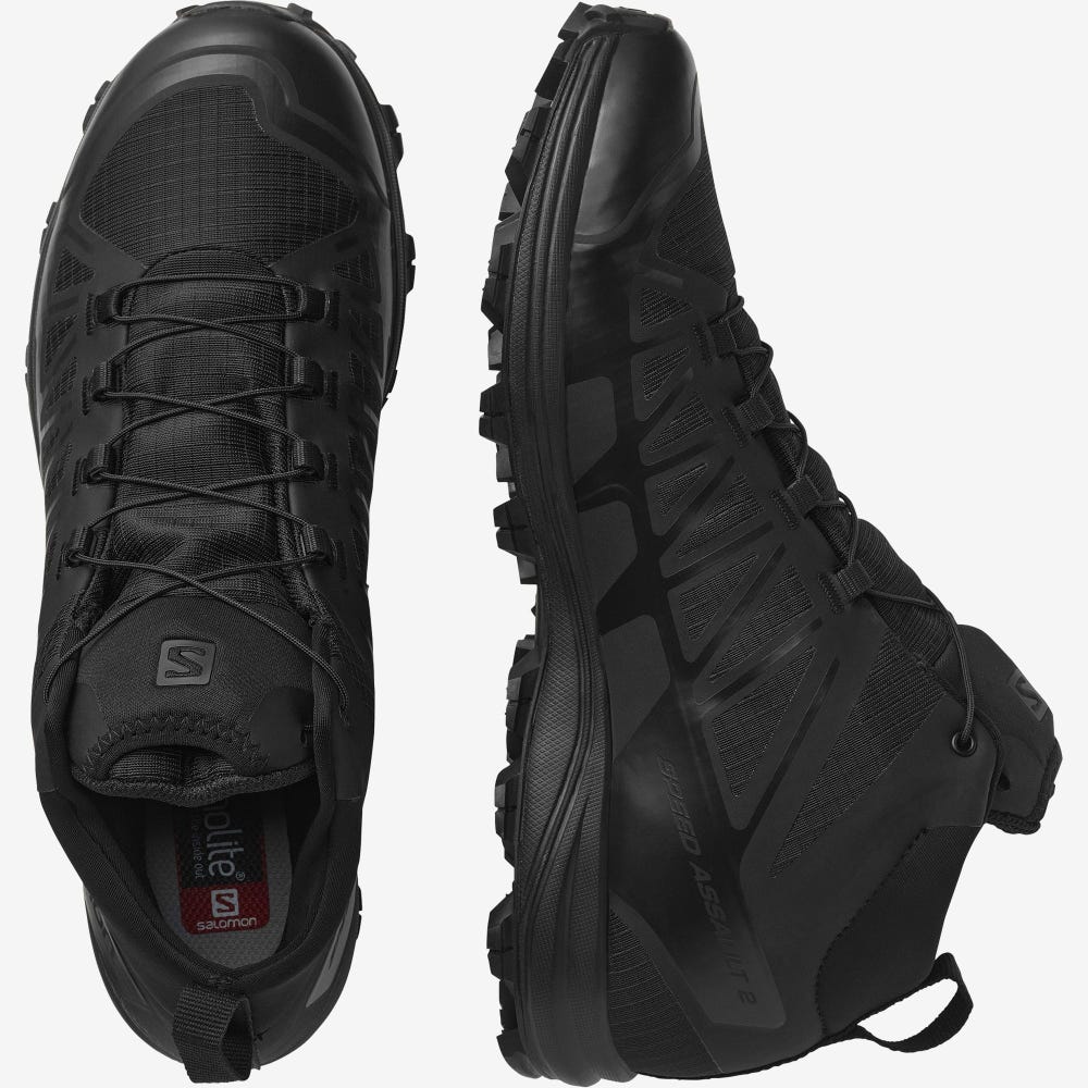 Men's Salomon SPEED ASSAULT 2 Tactical Boots Black | SA01235-830