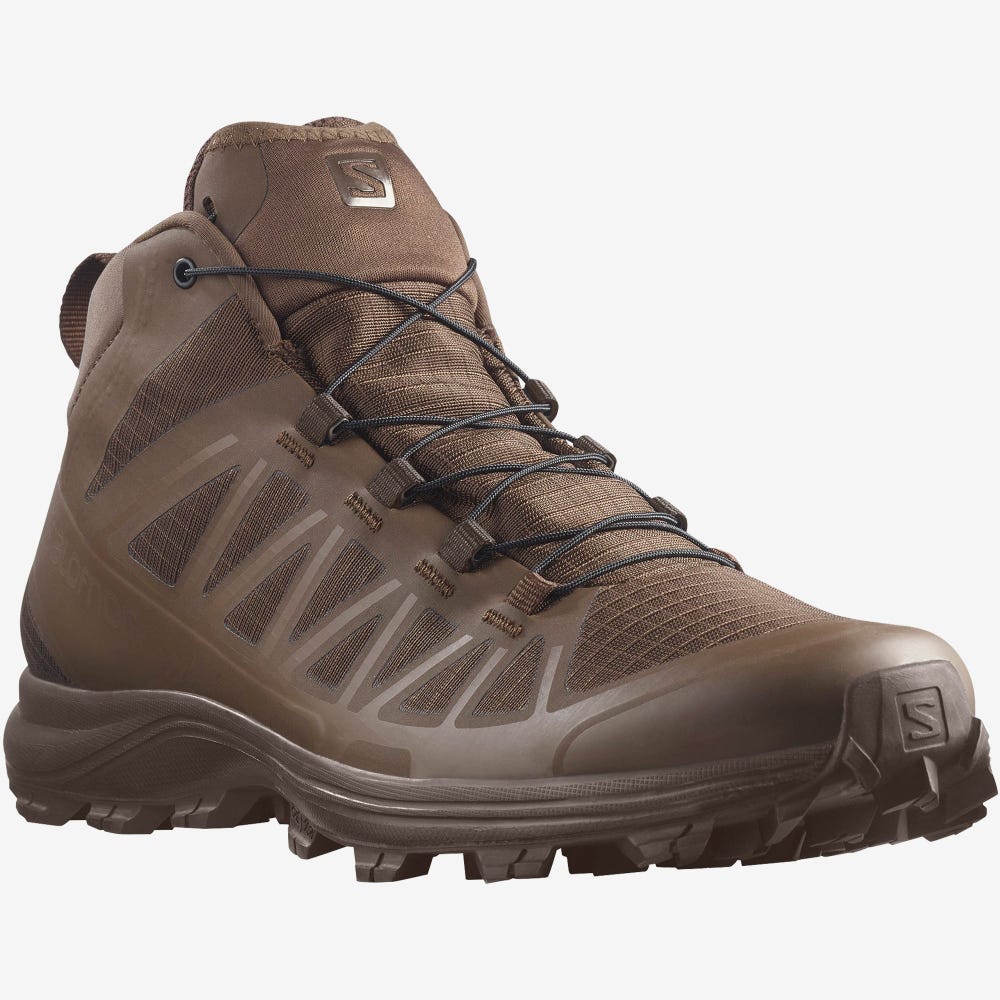 Men's Salomon SPEED ASSAULT 2 Tactical Boots Brown | SA24683-627