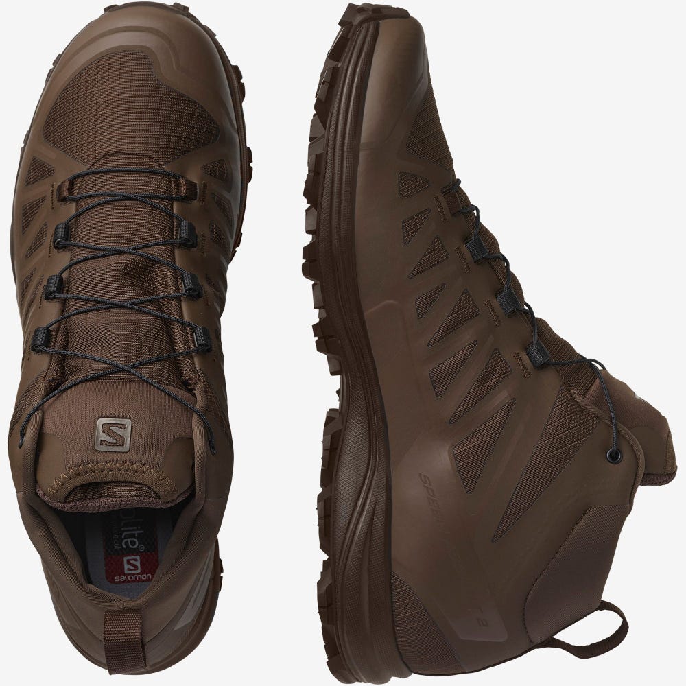 Men's Salomon SPEED ASSAULT 2 Tactical Boots Brown | SA24683-627