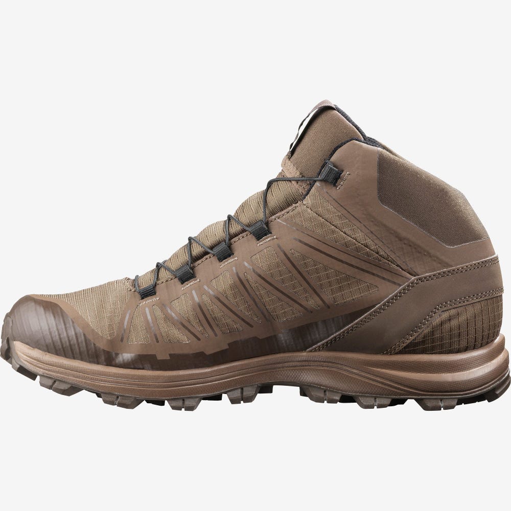 Men's Salomon SPEED ASSAULT Tactical Boots Light Brown | SA14076-401