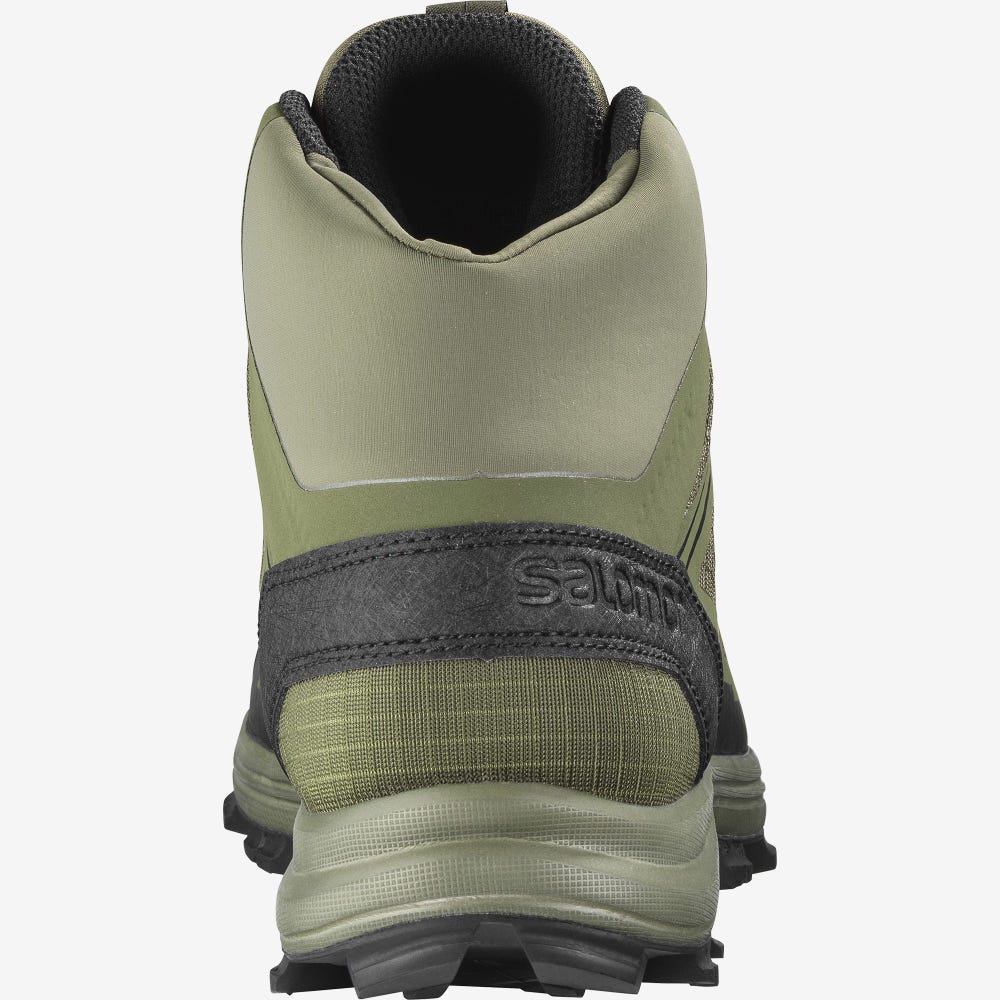 Men's Salomon SPEED ASSAULT Tactical Boots Olive/Black | SA35268-930