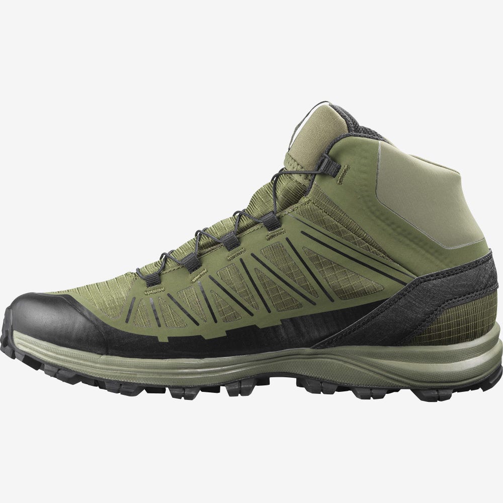 Men's Salomon SPEED ASSAULT Tactical Boots Olive/Black | SA35268-930