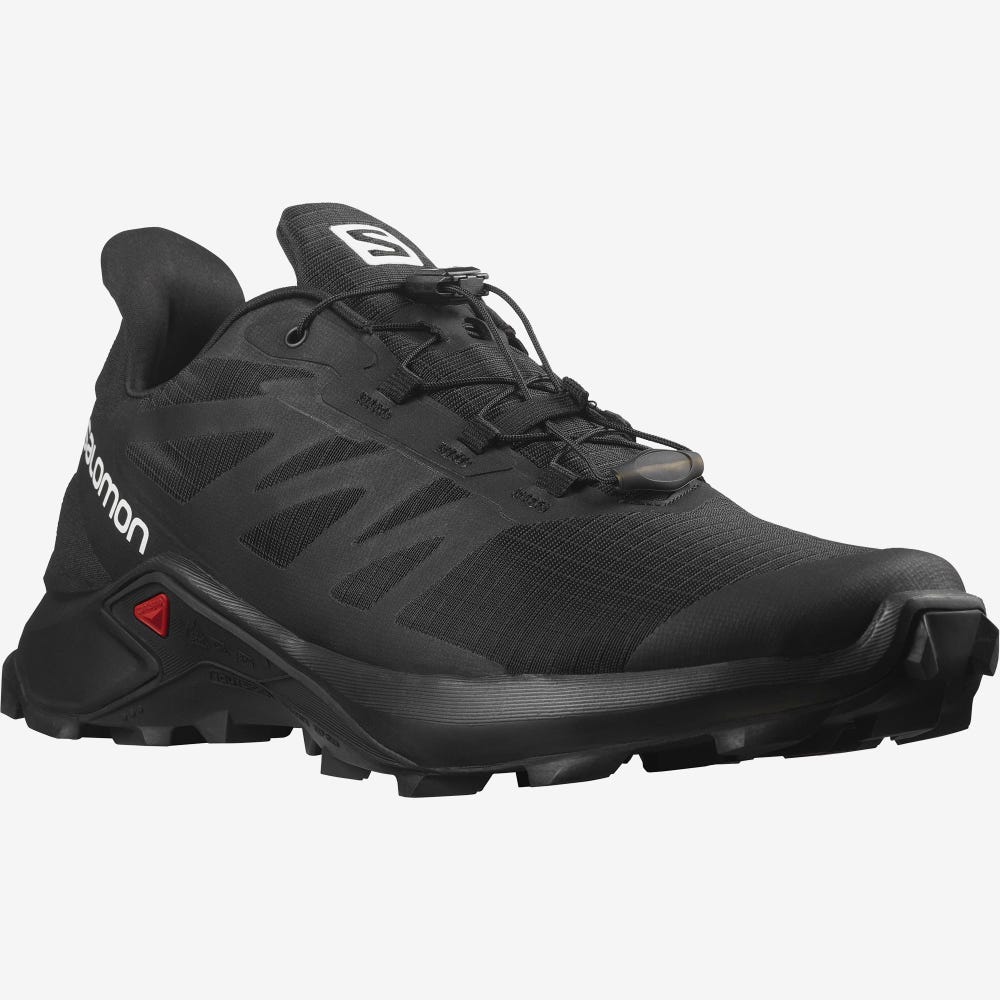 Men's Salomon SUPERCROSS 3 Trail Running Shoes Black | SA01864-980