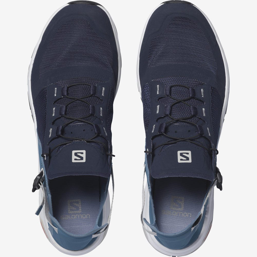 Men's Salomon TECH AMPHIB 4 Sandals Navy | SA21847-851