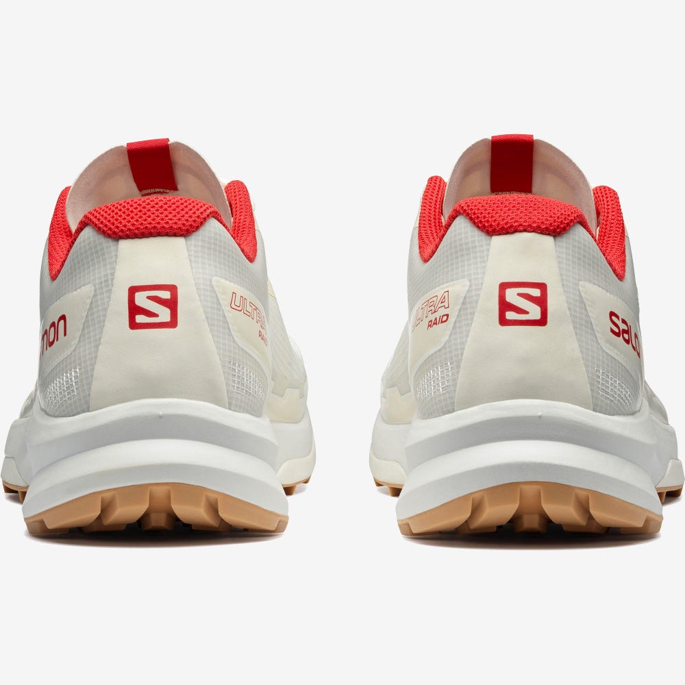 Men's Salomon ULTRA RAID FOR COPSON Sneakers White/Light Yellow/Red | SA75619-512