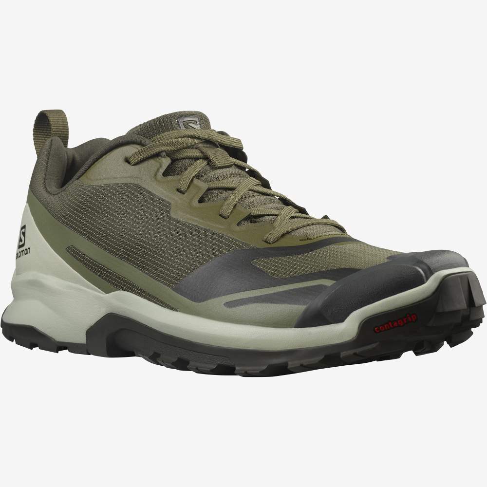 Men's Salomon XA COLLIDER 2 Trail Running Shoes Olive/Black | SA19065-725