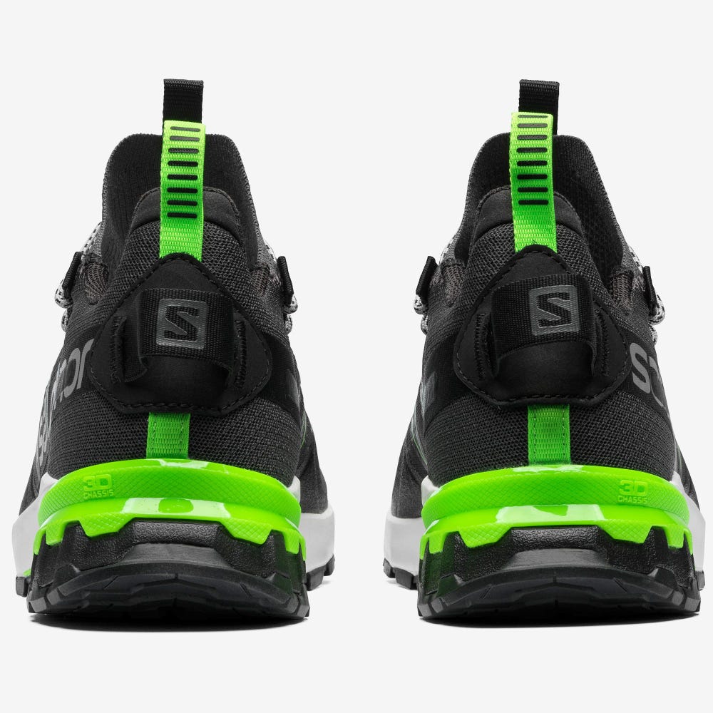 Men's Salomon XA COVER Sneakers Black/Green | SA45287-742