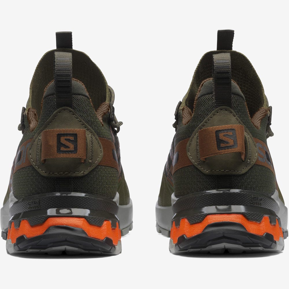 Men's Salomon XA COVER Sneakers Olive/Orange | SA63748-102