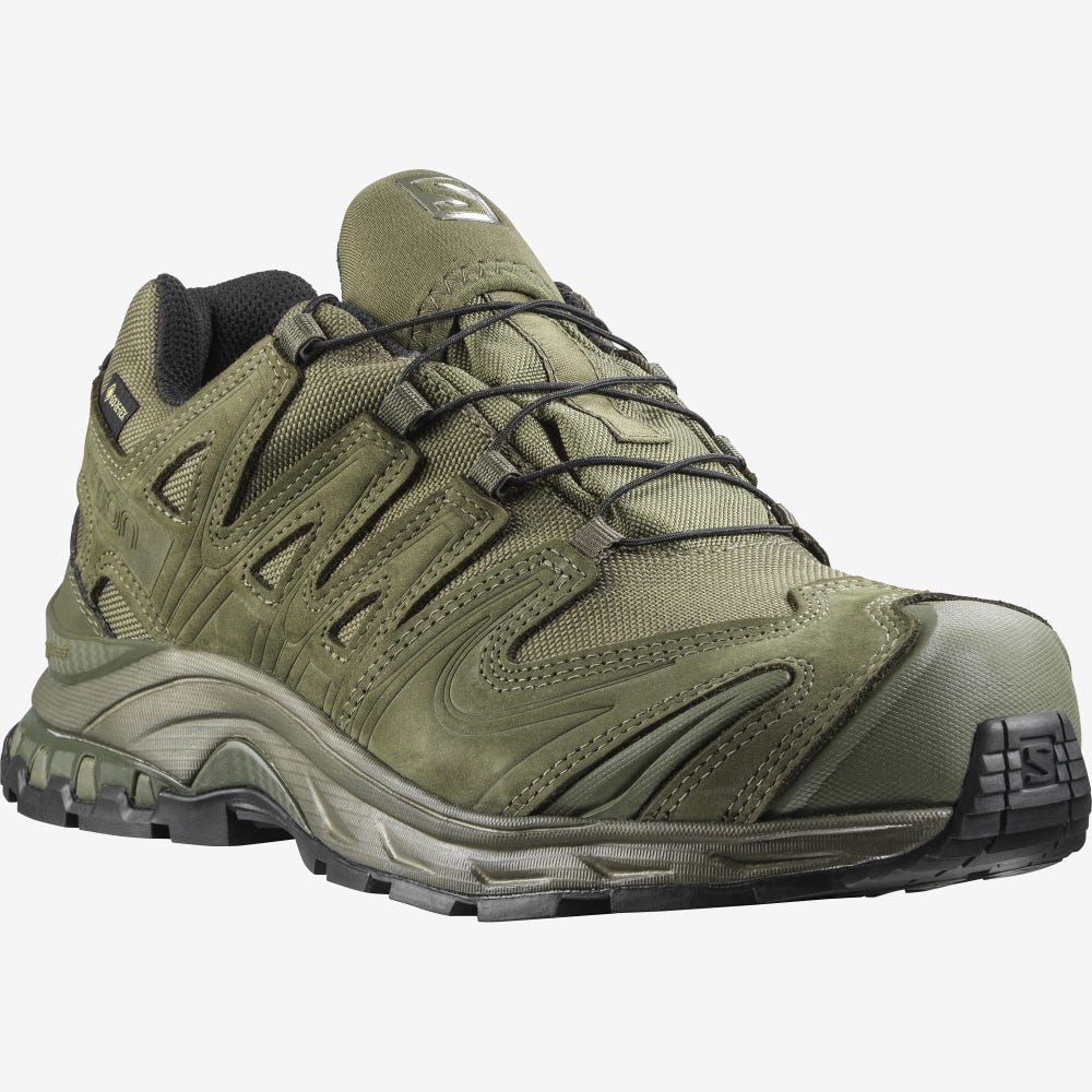 Men's Salomon XA FORCES GORE-TEX Tactical Boots Green | SA47286-381