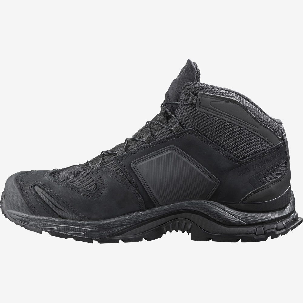 Men's Salomon XA FORCES MID EN Tactical Boots Black | SA35261-754