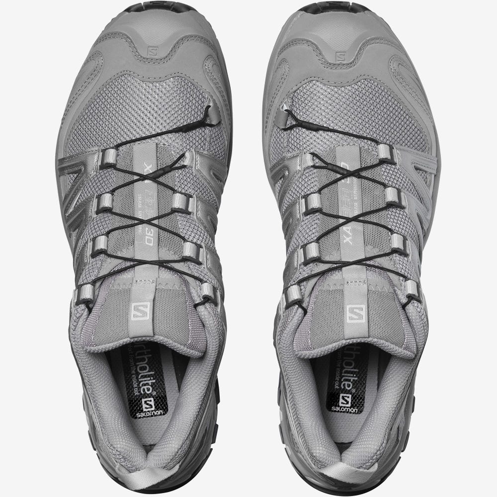 Men's Salomon XA PRO 3D Sneakers Grey/Silver | SA78913-395