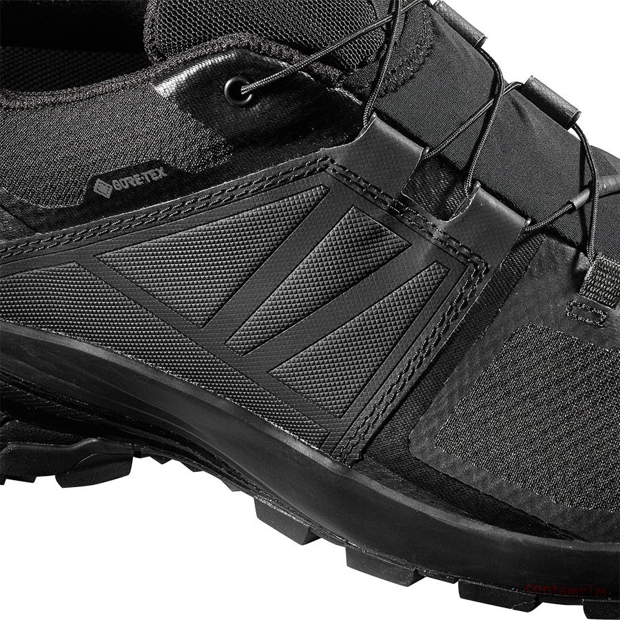 Men's Salomon XA WILD GORE-TEX Hiking Shoes Black | SA03618-457