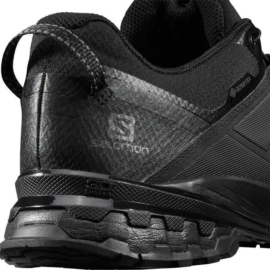 Men's Salomon XA WILD GORE-TEX Hiking Shoes Black | SA03618-457