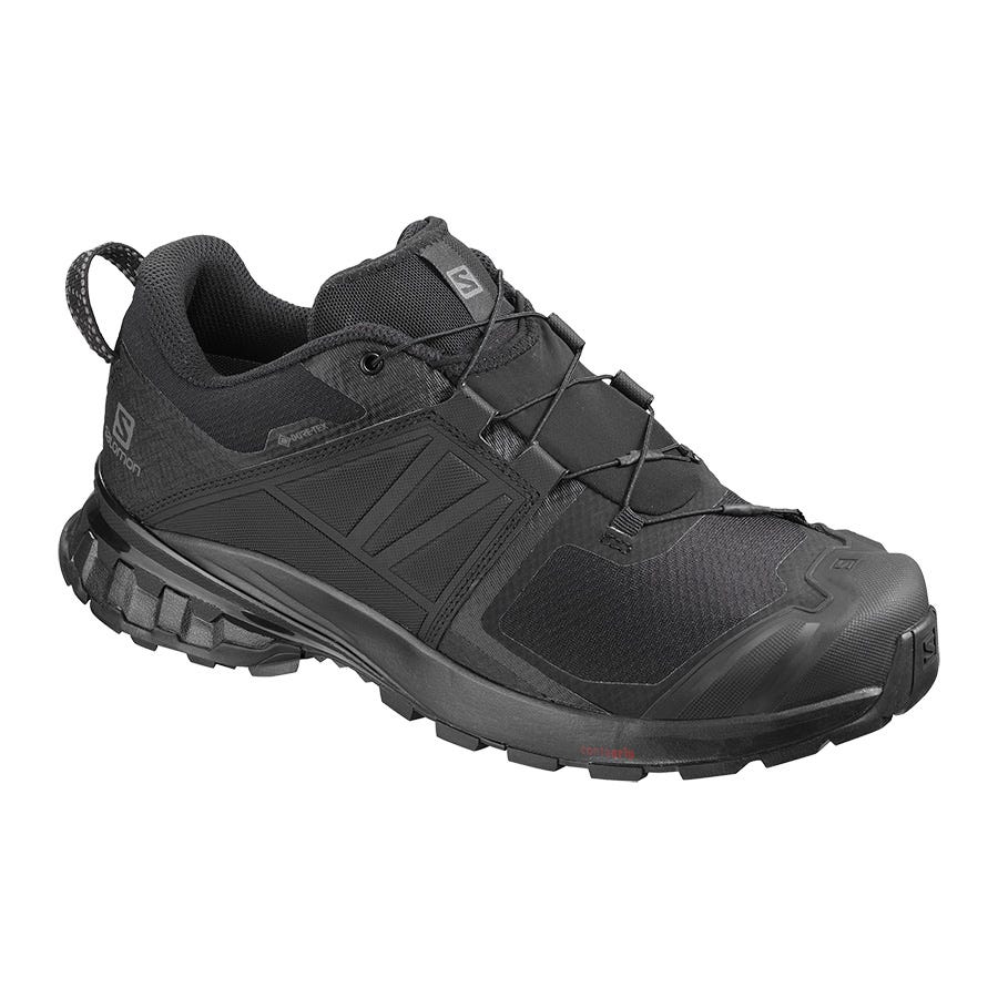 Men\'s Salomon XA WILD GORE-TEX Hiking Shoes Black | SA03618-457