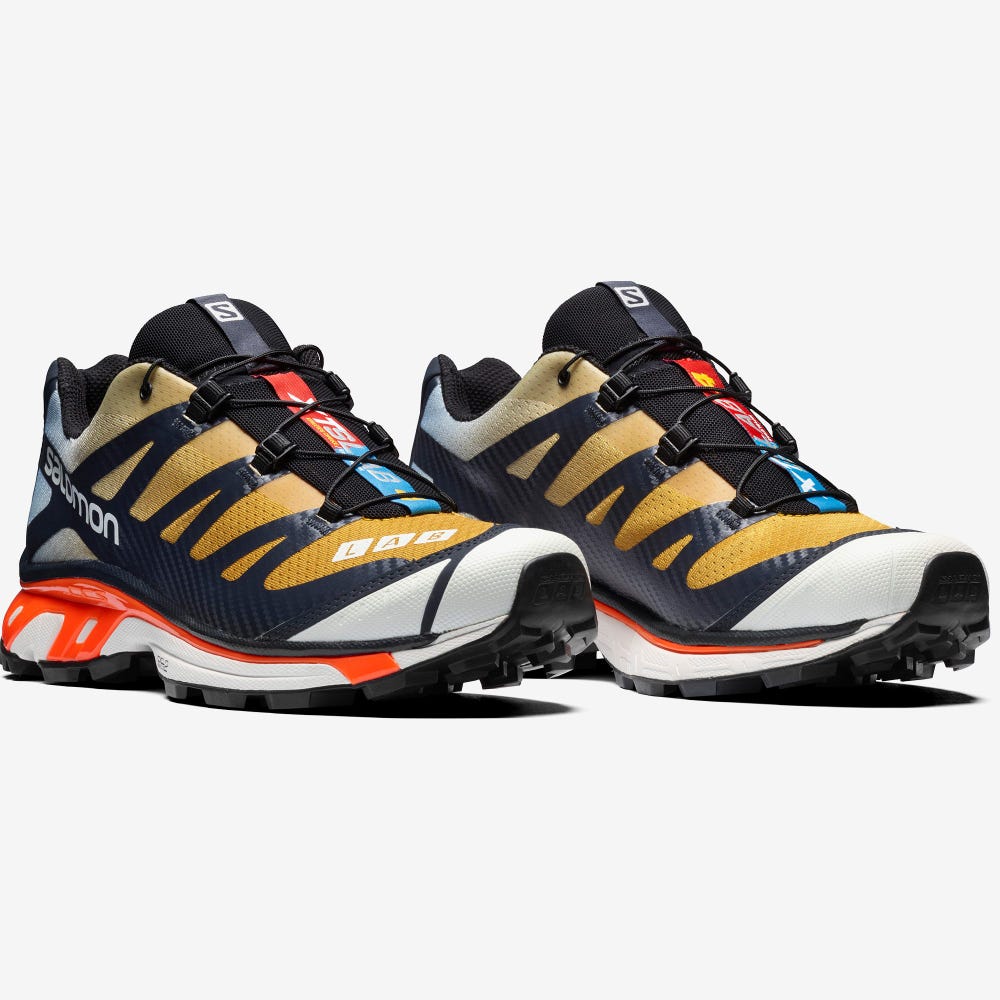 Men's Salomon XT-4 ADVANCED Sneakers Blue/Red Orange | SA27019-670