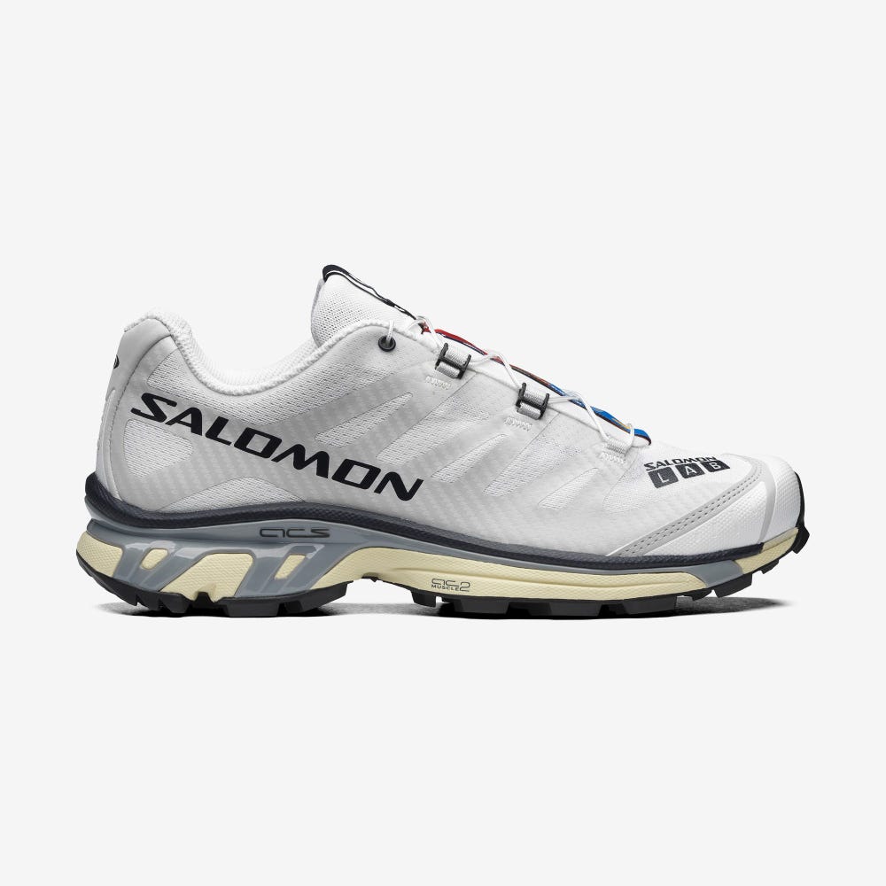 Men\'s Salomon XT-4 Sneakers White/Blue | SA60129-354