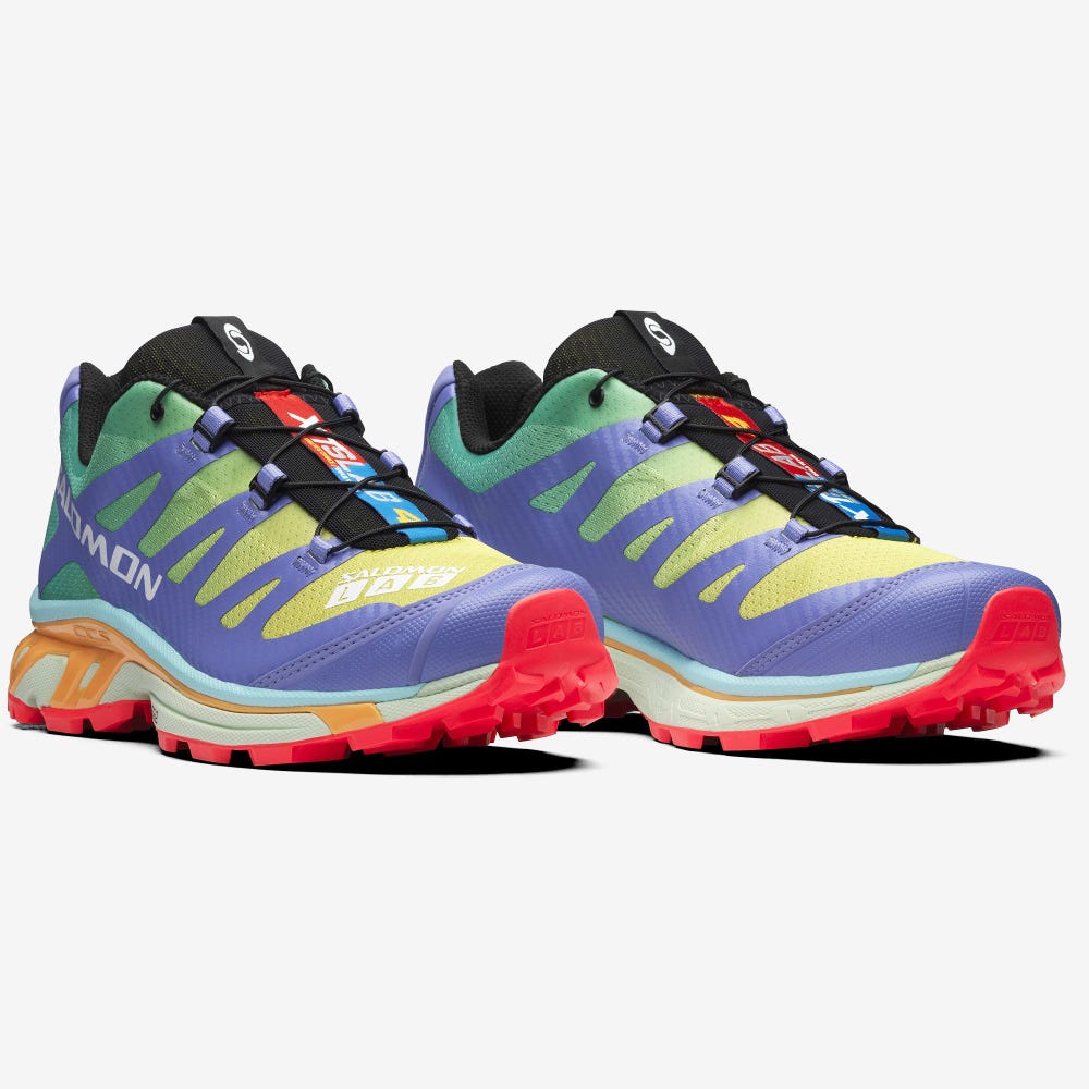 Men's Salomon XT-4 Sneakers Yellow/Mint | SA34926-704