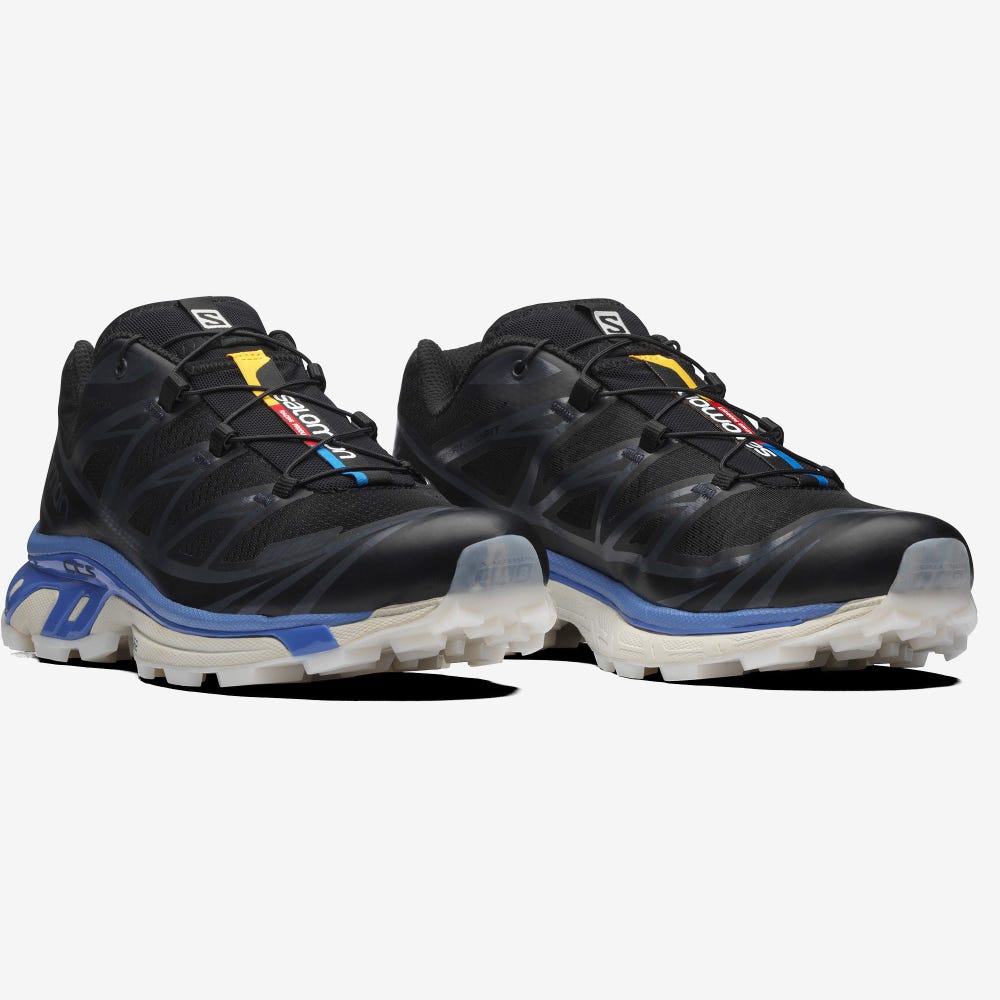 Men's Salomon XT-6 CLEAR Sneakers Black | SA32518-475