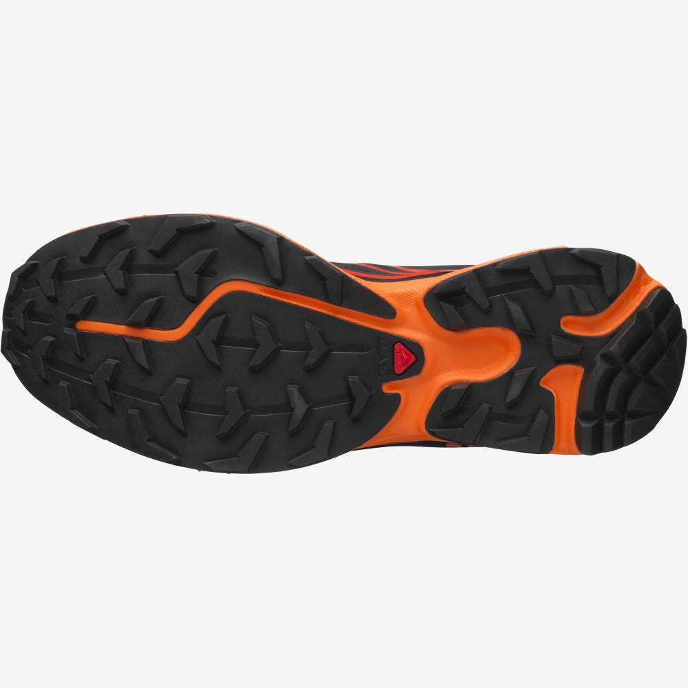 Men's Salomon XT-6 Sneakers Black/Orange | SA29106-053