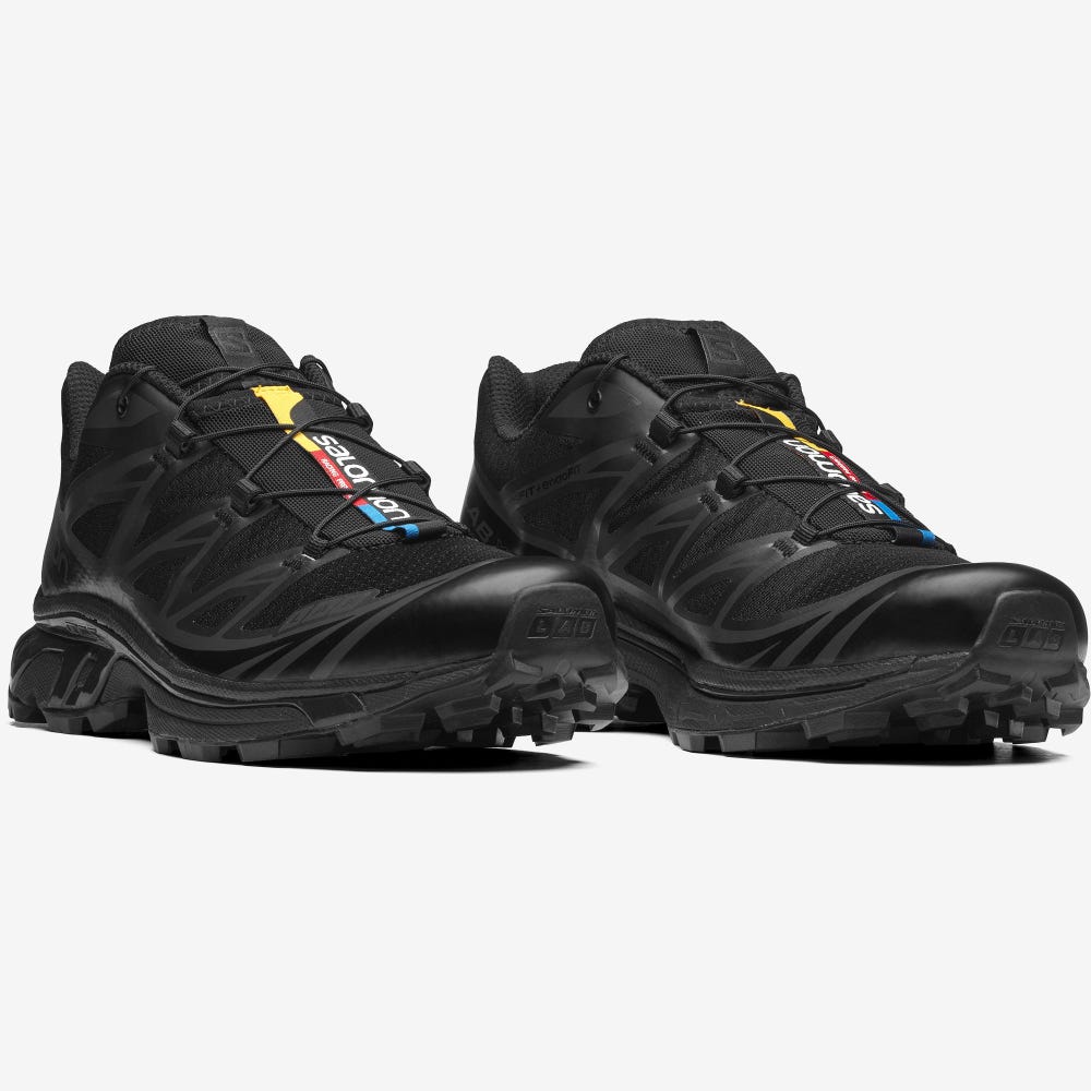 Men's Salomon XT-6 Sneakers Black | SA28549-583