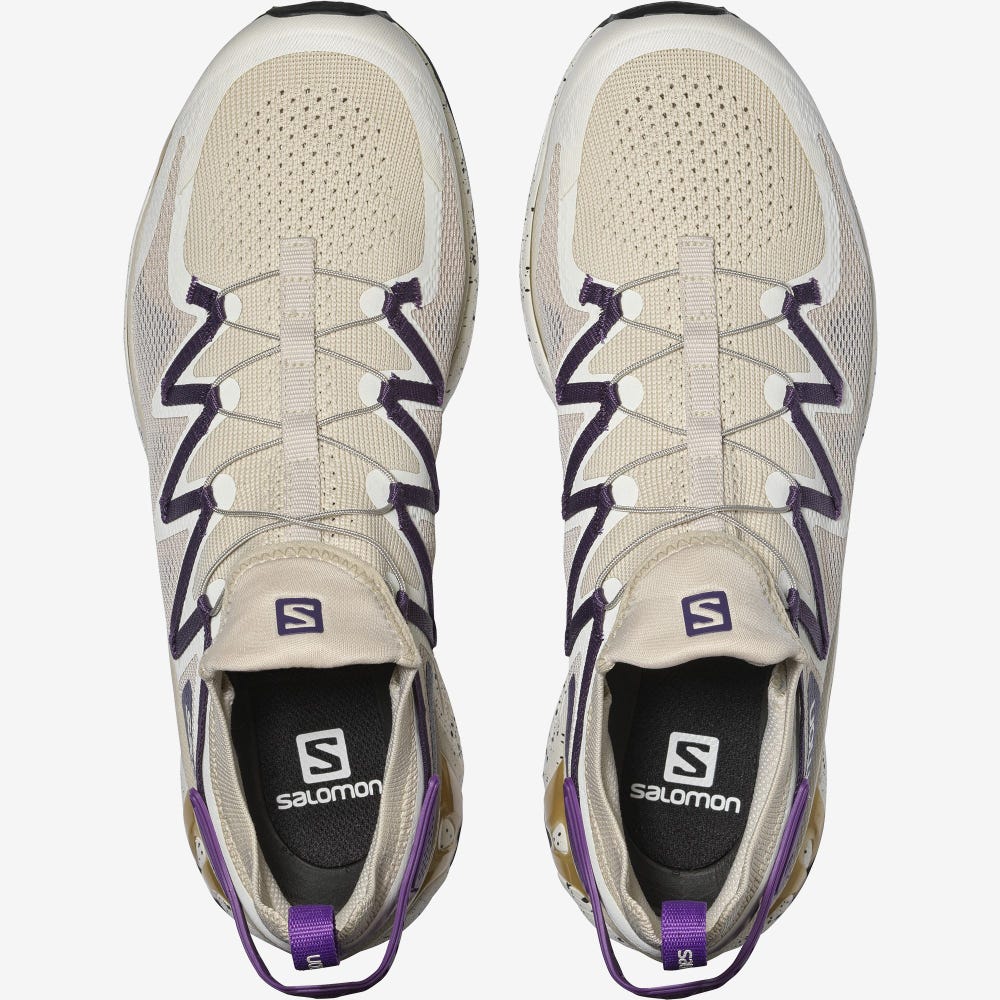 Men's Salomon XT-RUSH Sneakers Beige/Purple/Gold | SA84139-639