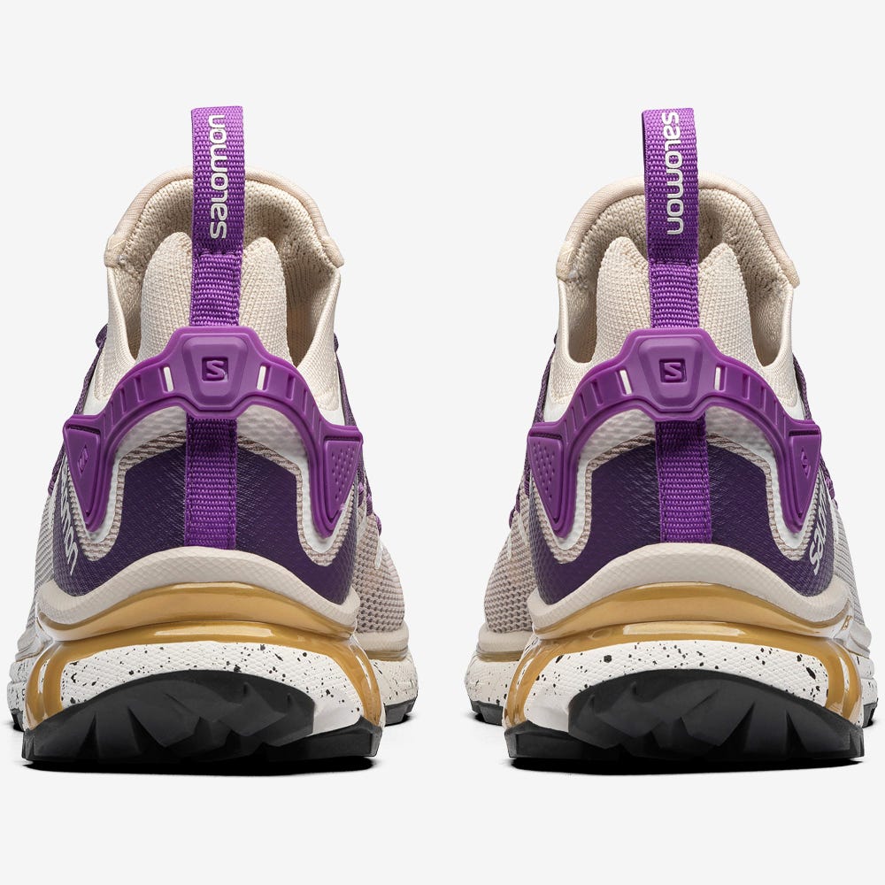 Men's Salomon XT-RUSH Sneakers Beige/Purple/Gold | SA84139-639