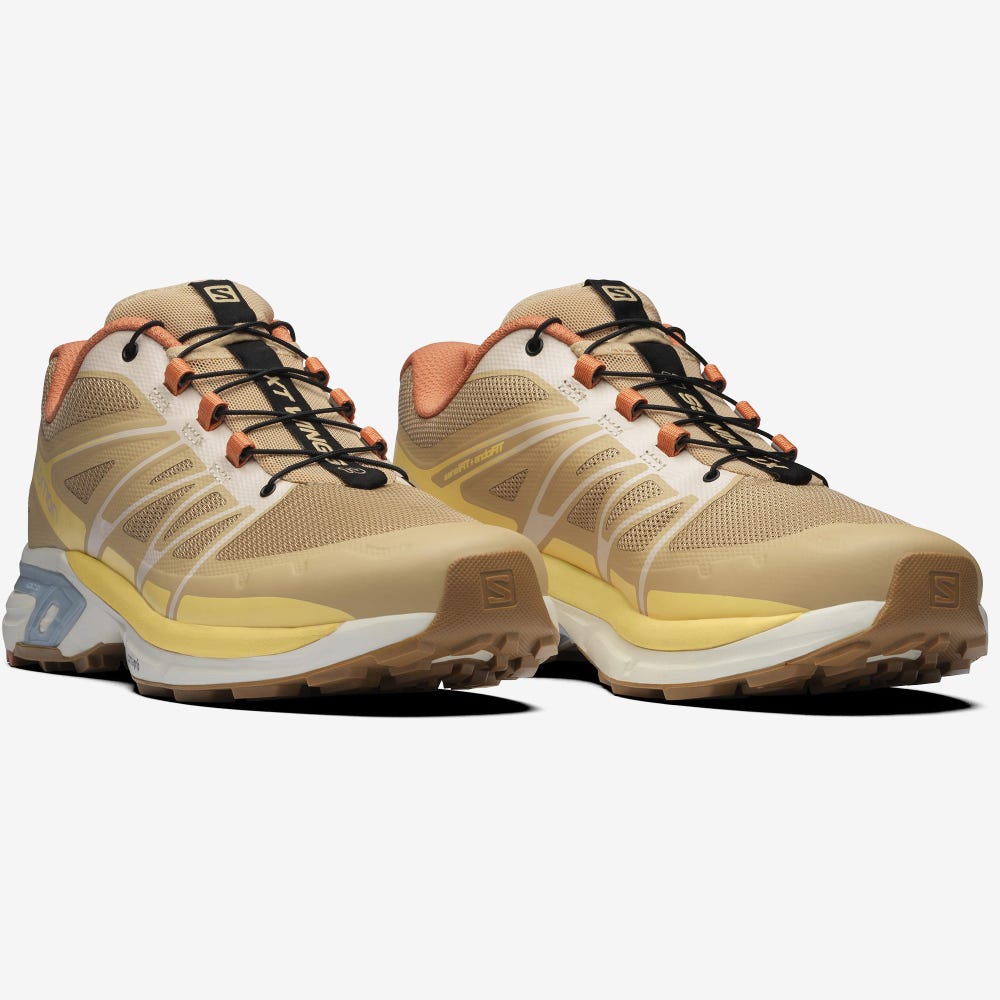 Men's Salomon XT-WINGS 2 Sneakers Brown/Orange | SA69530-814