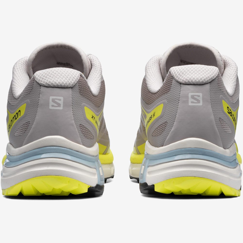 Men's Salomon XT-WINGS 2 Sneakers Grey/Yellow | SA43079-618