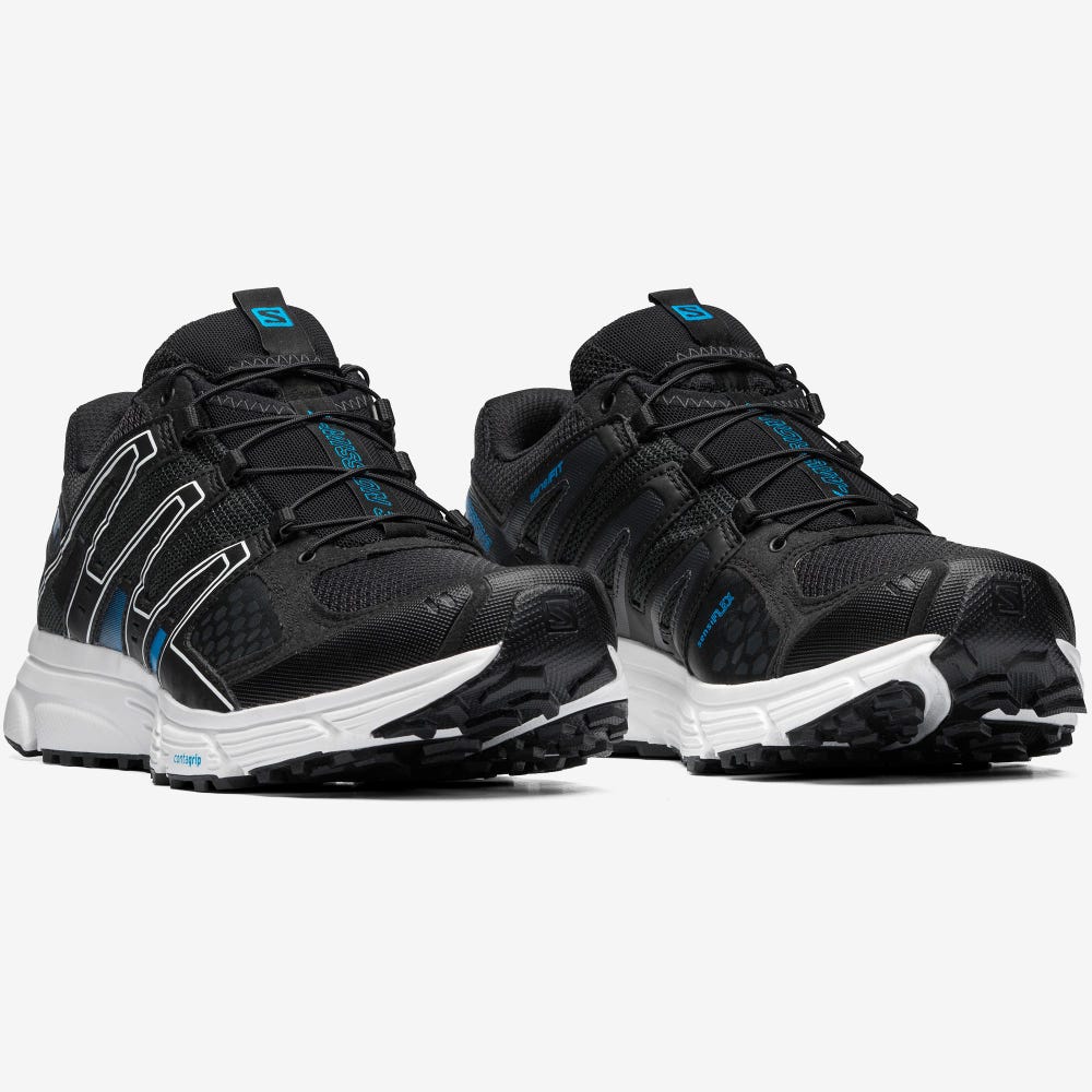 Men's Salomon X-MISSION 3 Sneakers Black/Blue | SA35401-235