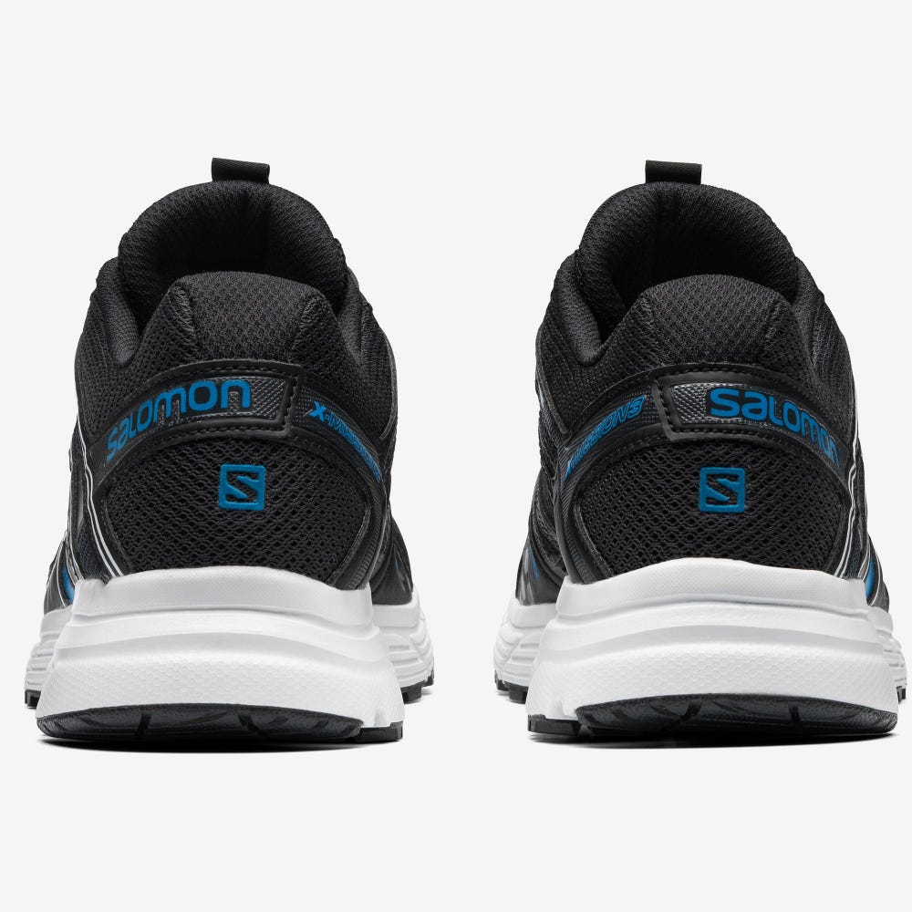 Men's Salomon X-MISSION 3 Sneakers Black/Blue | SA35401-235