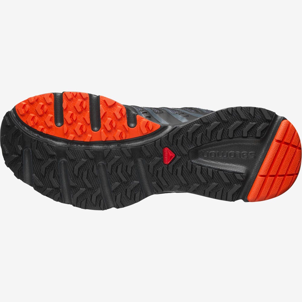 Men's Salomon X-MISSION 3 Sneakers Black/Red Orange | SA62417-920