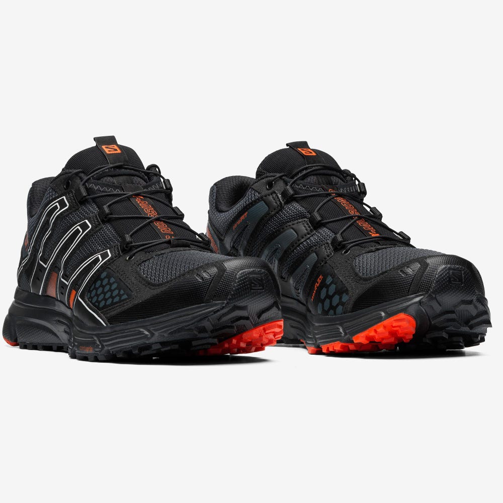 Men's Salomon X-MISSION 3 Sneakers Black/Red Orange | SA62417-920