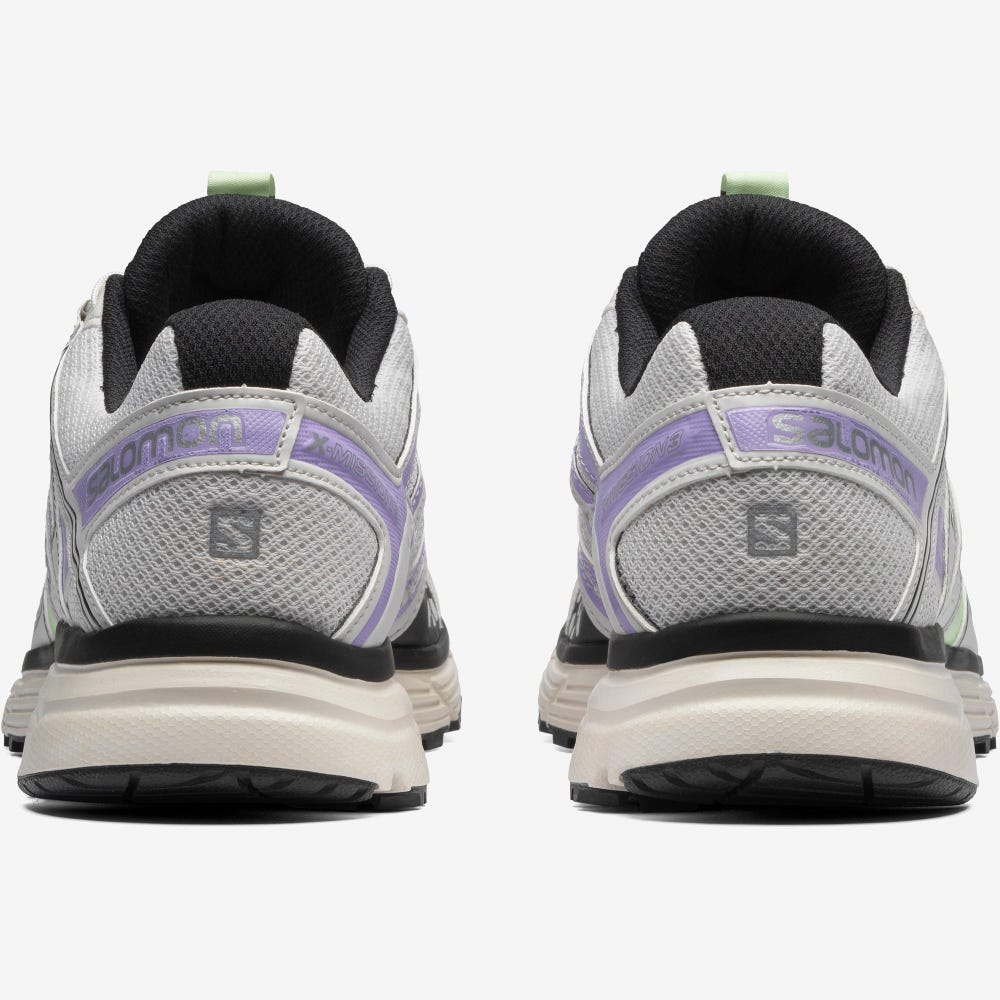 Men's Salomon X-MISSION 3 Sneakers Green/Lavender | SA36452-278