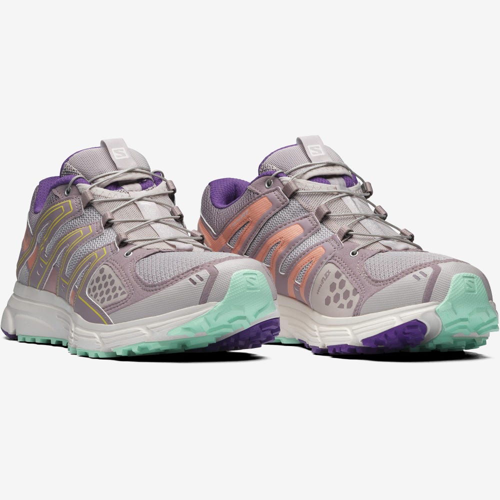 Men's Salomon X-MISSION 3 Sneakers Grey/Rose | SA65329-945