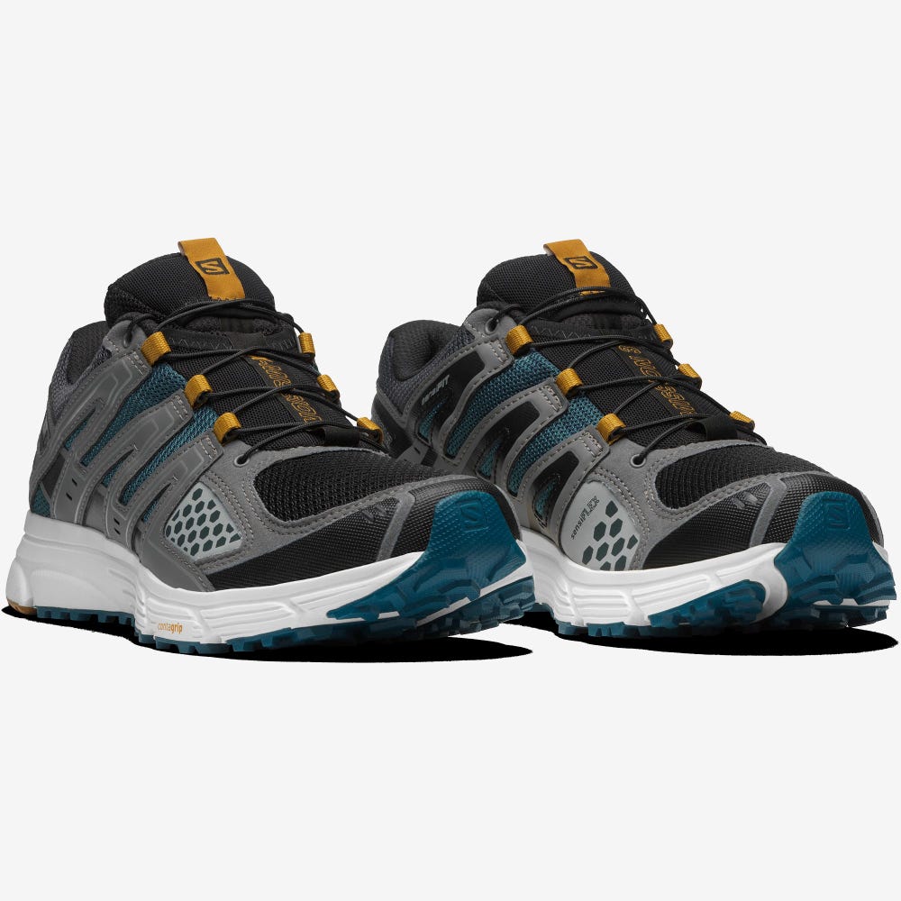 Men's Salomon X-MISSION 3 Sneakers Grey/Blue | SA92157-432