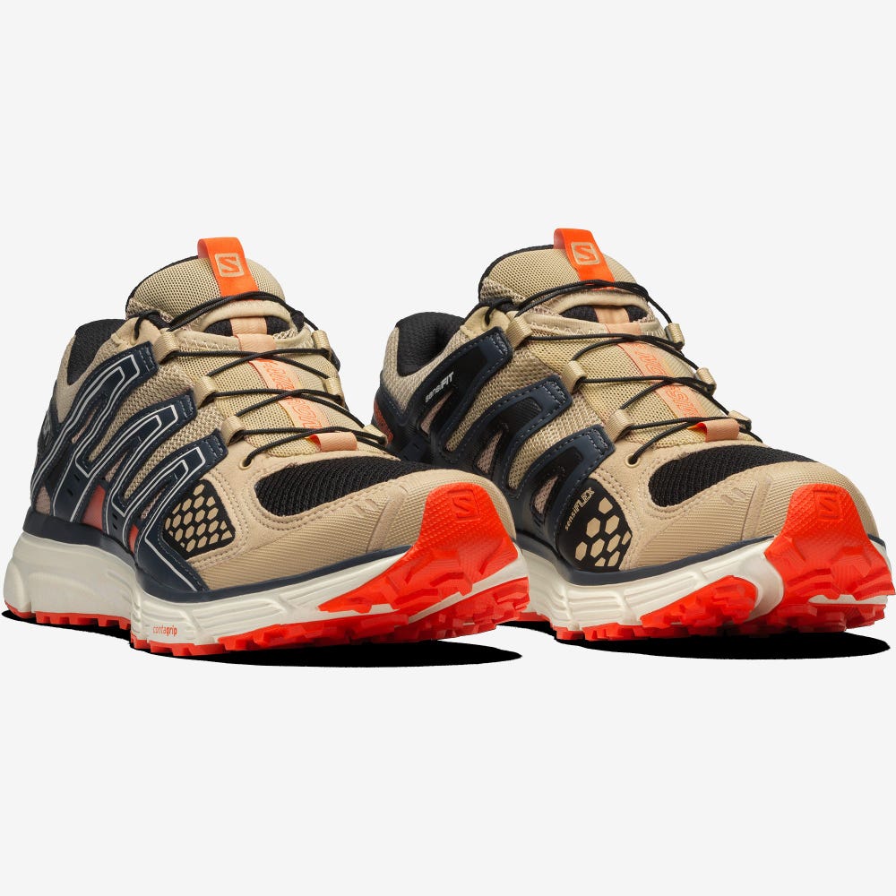 Men's Salomon X-MISSION 3 Sneakers Light Brown/Red Orange | SA72630-704