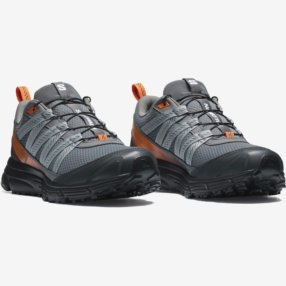 Men's Salomon X-MISSION MYST Sneakers Grey/Orange | SA86509-389